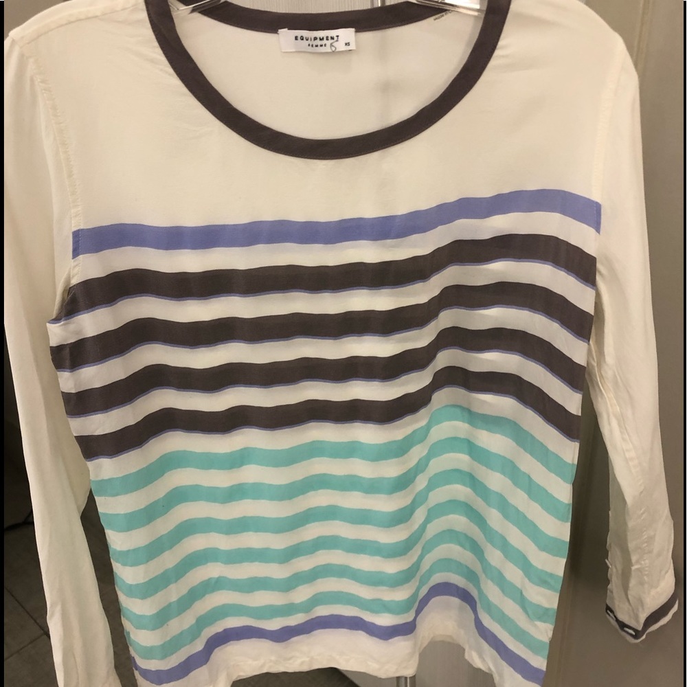 Equipment silk blouse mint condition